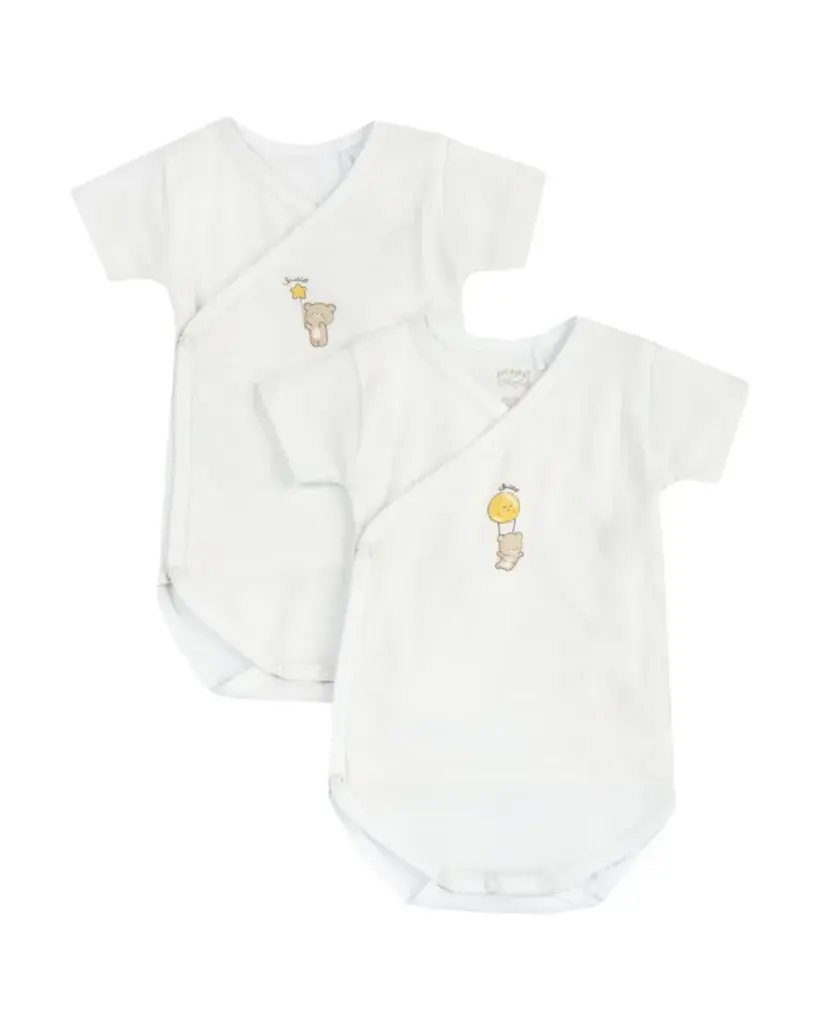 Chicco bodiji za bebe Teddy, Bijeli