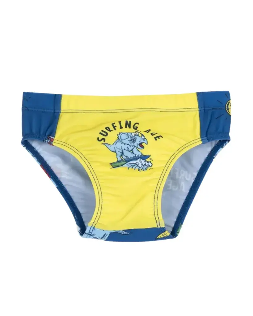 Chicco Kupaći za dječake Dino 2, Plavo-žuti
