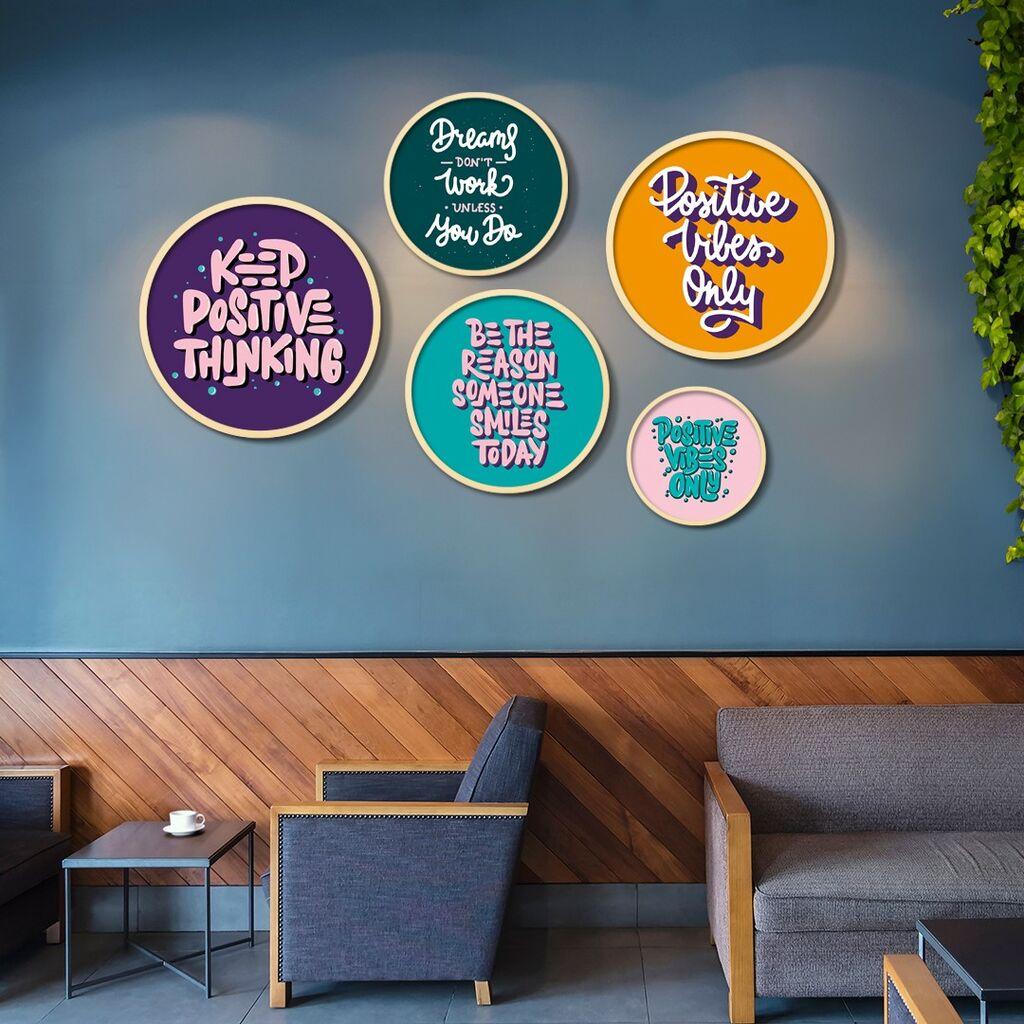 Wallity Dekorativna slika Yats-12, 43,5x43,5cm, 5 dijelova