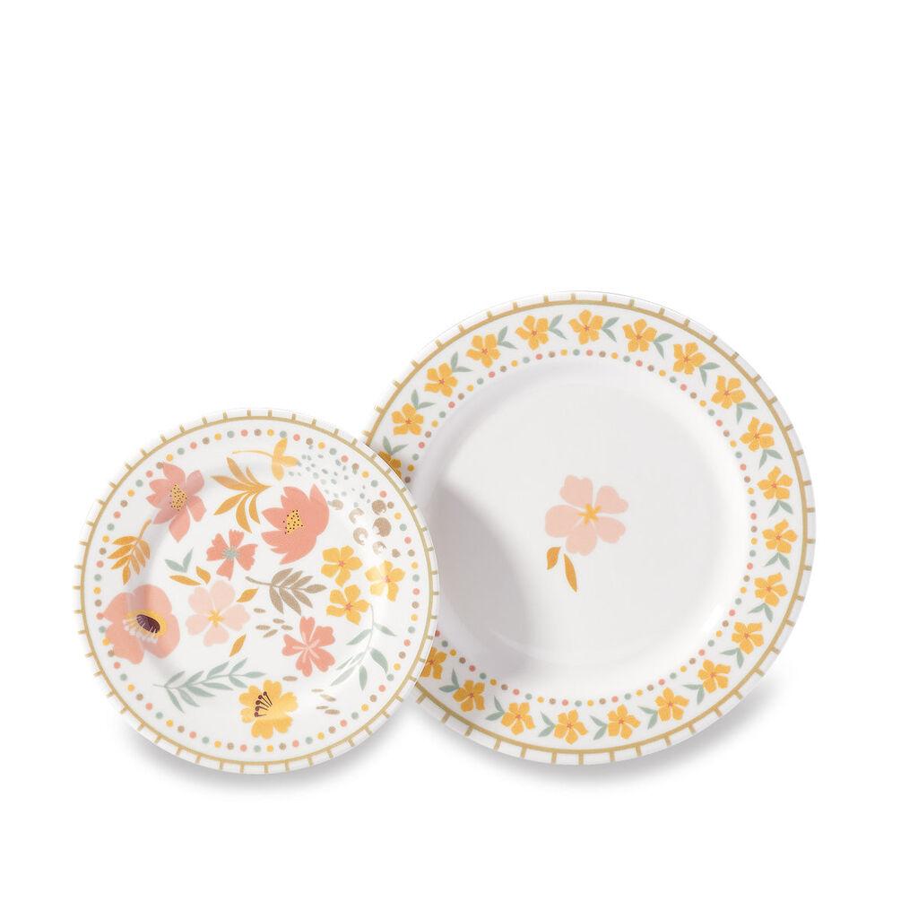 Korkmaz A8790 Natura Coll. 24 kom. Setovi za ručavanje, Okrugli, Bijeli