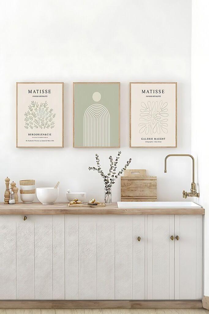 Wallity Dekorativna slika Artsycllct12, 33x48cm, 3 dijela