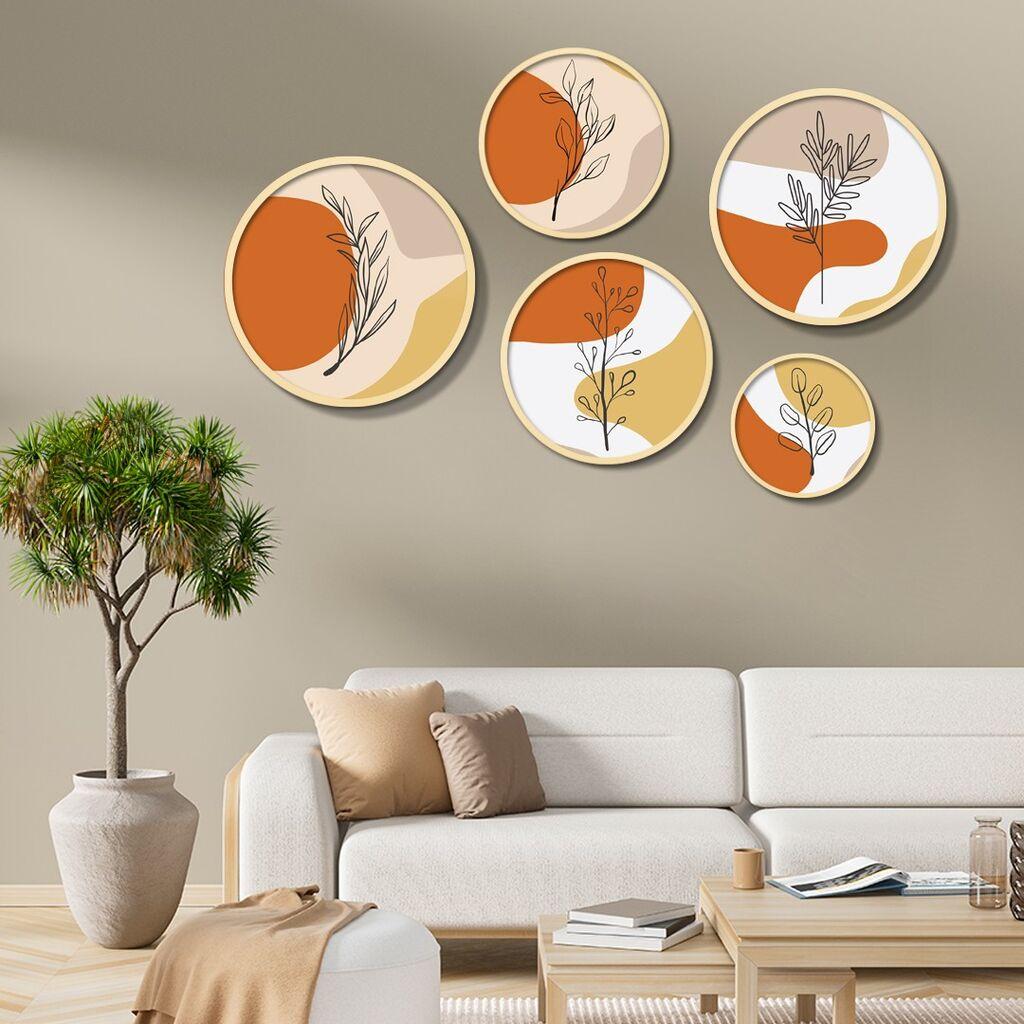 Wallity Dekorativna slika Yats-03, 43,5x43,5 cm, 5 dijelova