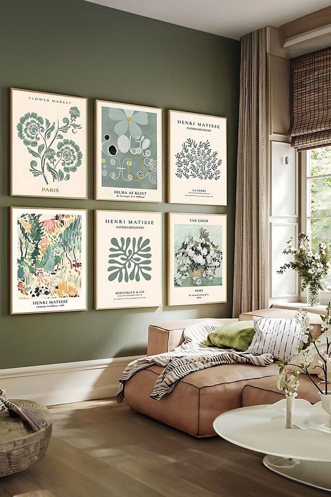 Wallity Dekorativna slika Artsycllct10, 33x48cm, 6 dijelova