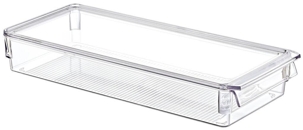 Milleryt Organizer za frižider EP-625, Sa poklopcem, 360x105x55, Providni