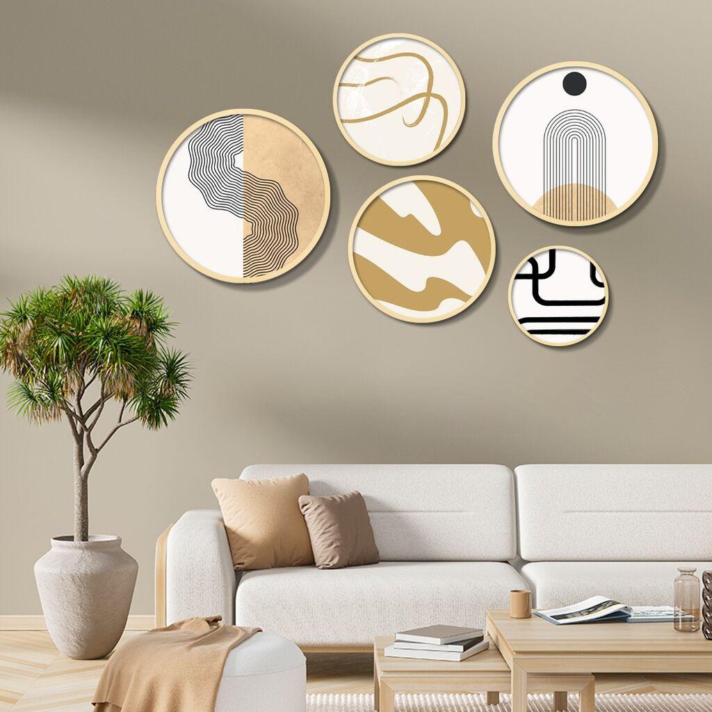 Wallity Dekorativna slika Yats-06, 43,5x43,5 cm, 5 dijelova