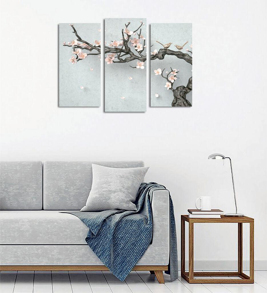 Wallity Dekorativna slika UC113, 20x40cm, 3 dijela