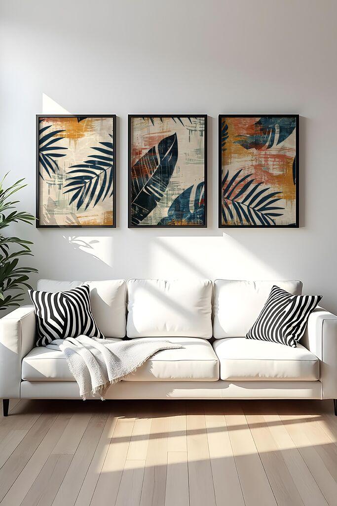 Wallity Dekorativna slika Huhu468S, 50x70cm, 3 dijela