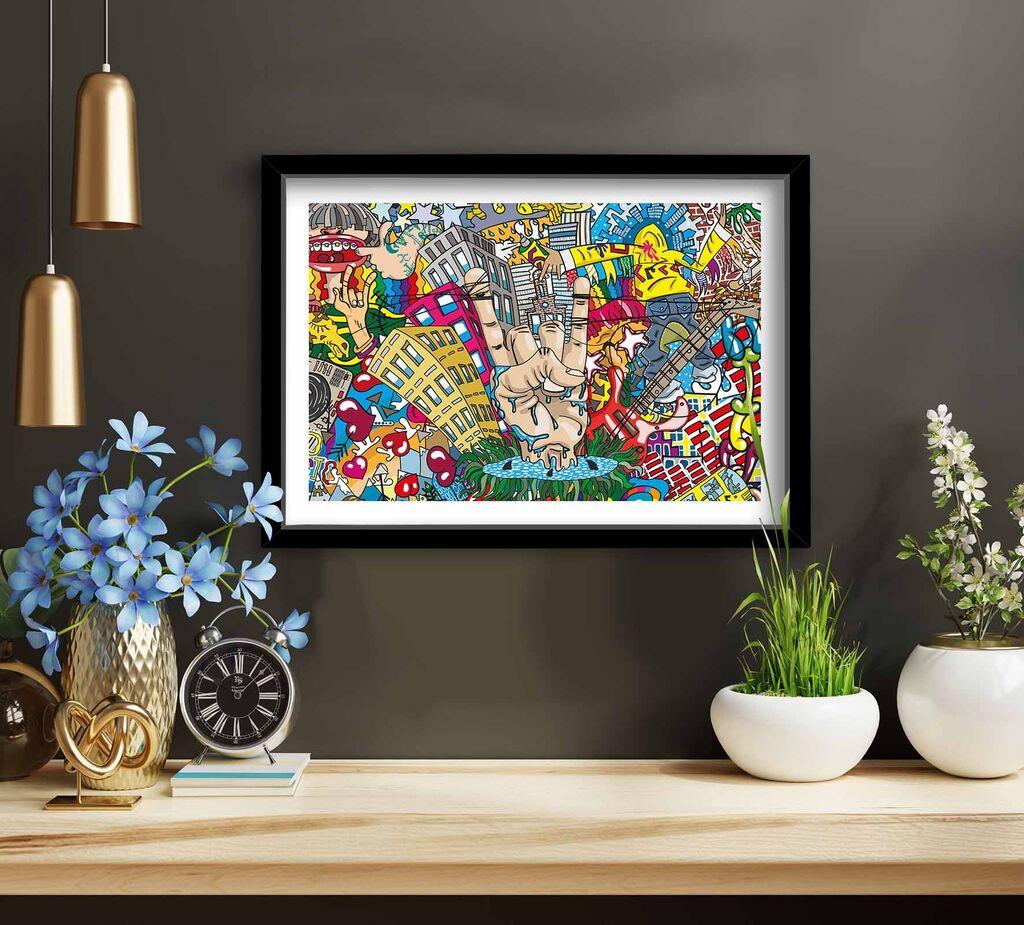 Wallity slika 3550POP-012, 38x53cm