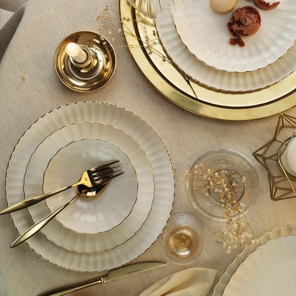 Kutahya Set za ručavanje Altin File BNLZF52YT20, 52/1, Bijeli