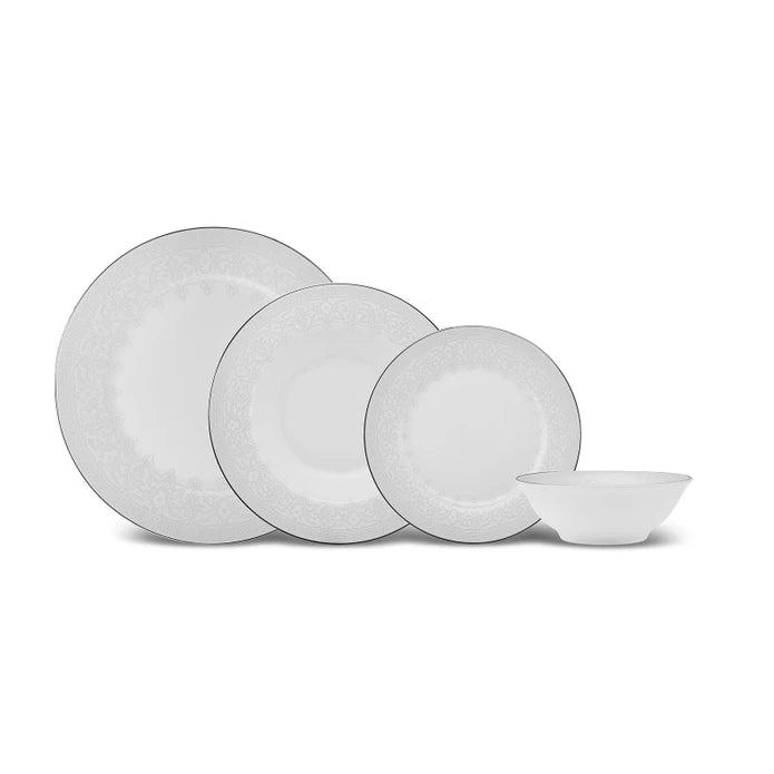 Karaca Servis za ručavanje Dome Porselen 153.09.01.2233, 24 komada, Bijeli