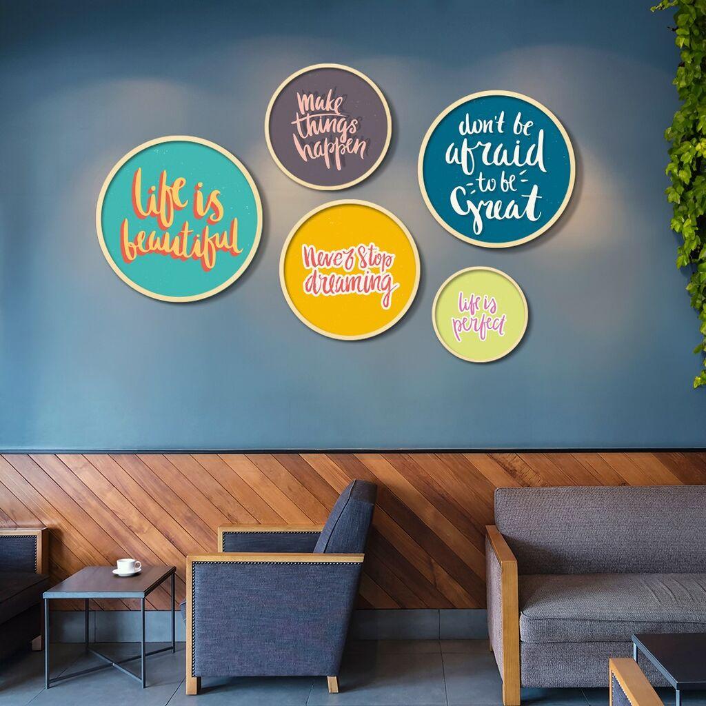 Wallity Dekorativna slika Yats-15, 43,5x43,5cm, 5 dijelova