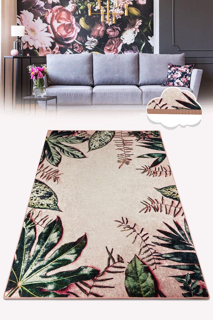 Conceptum Hypnose Carpet Green Leaf, 80x100cm, Šaren