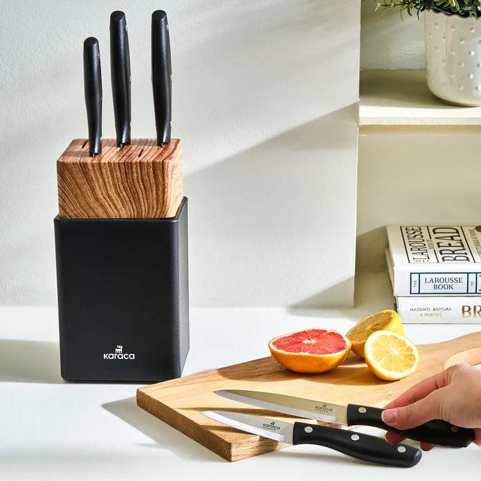 Karaca Set noževa od 6 dijelova Mastercut, Crni