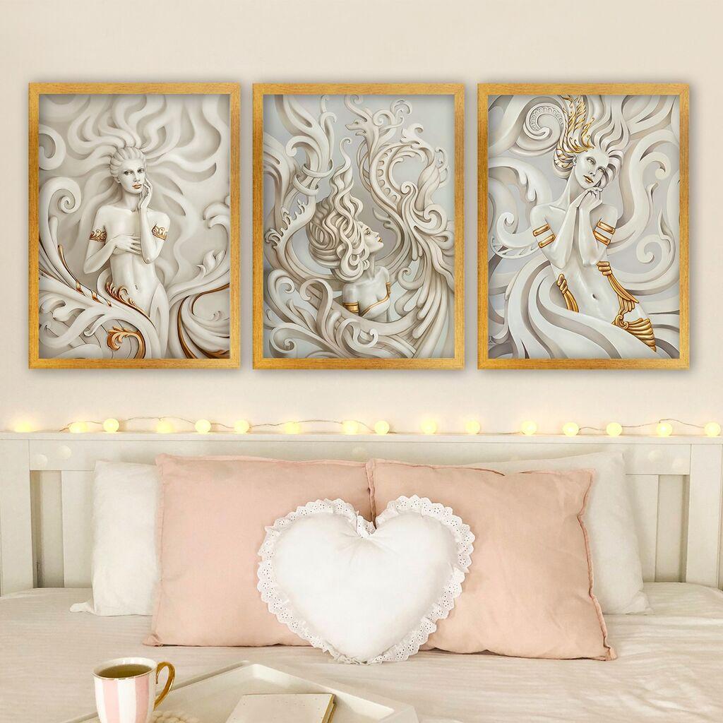 Wallity Dekorativna slika 3SC117, 35x45cm, 3 dijela