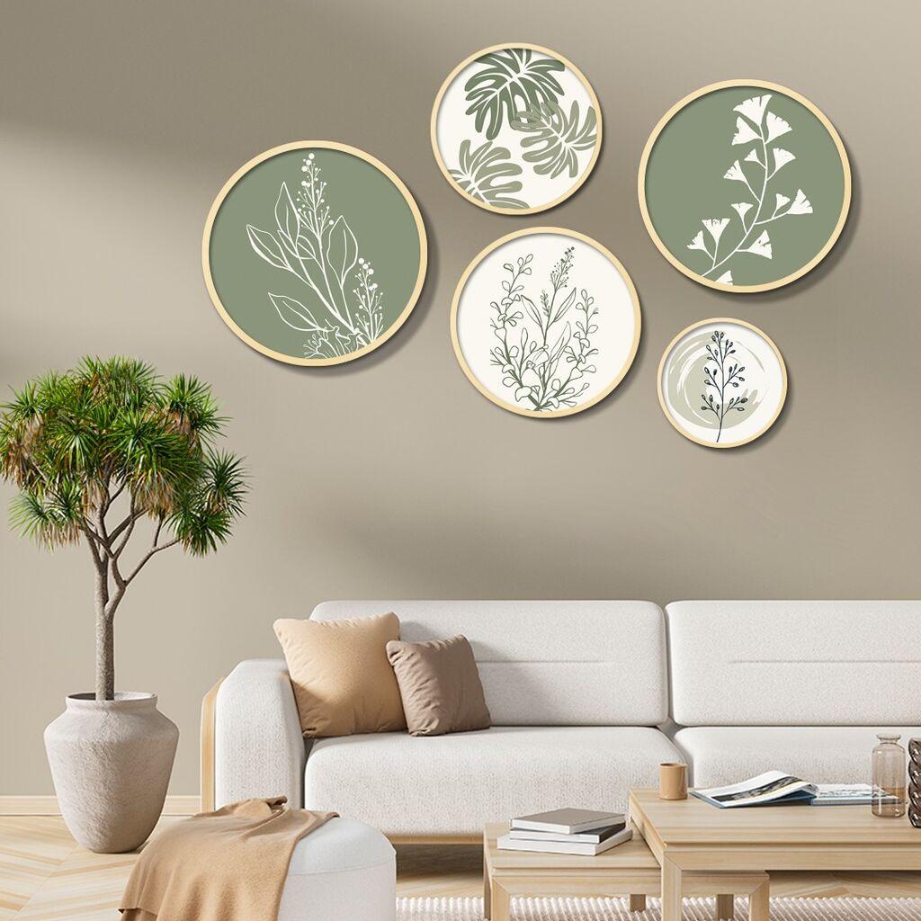 Wallity Dekorativna slika Yats-04, 43,5x43,5 cm, 5 dijelova