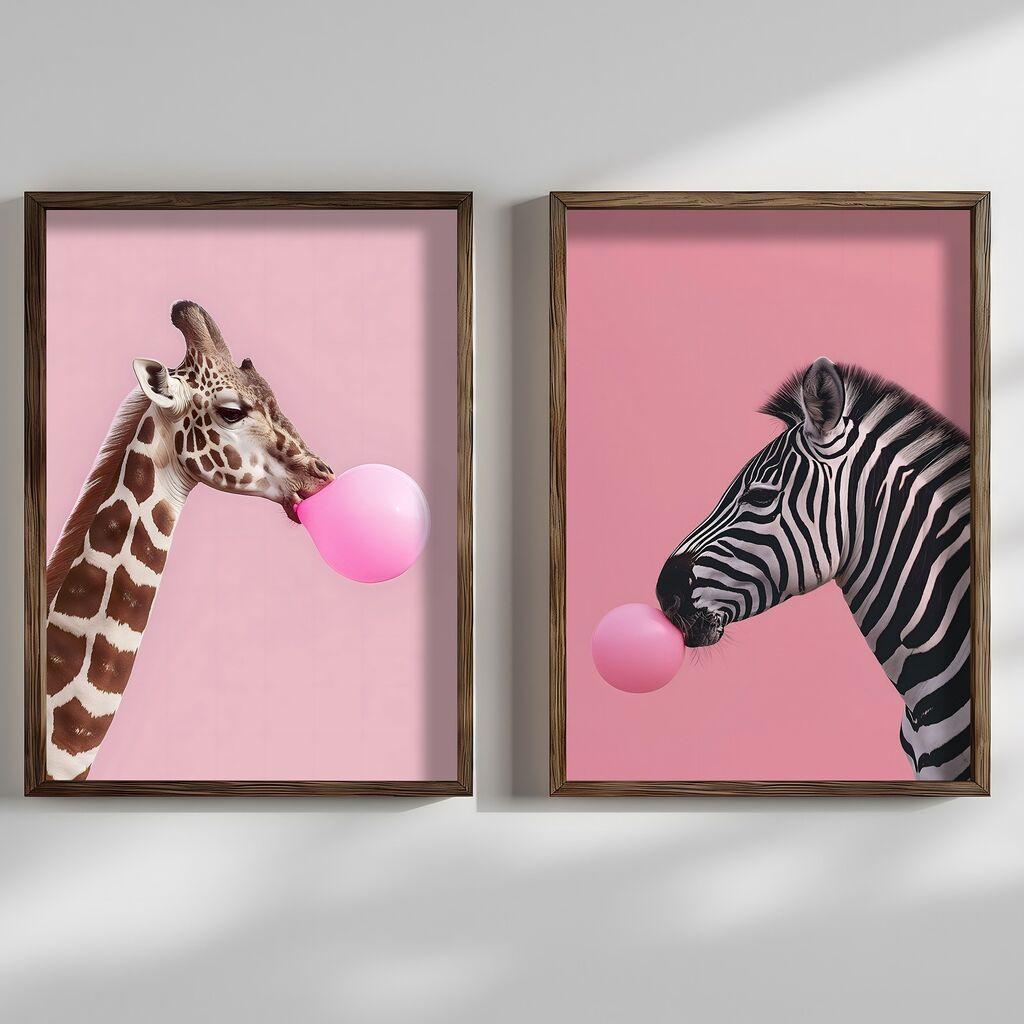 Wallity Dekorativna slika HUM107, 50x70x3,5cm, 2 dijela