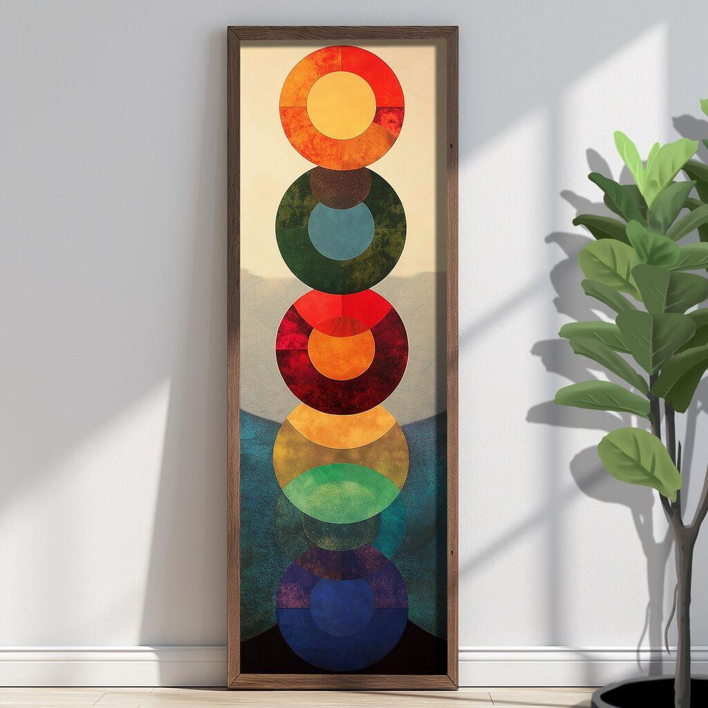 Zidna slika EMR088, 40x120x3,5 cm