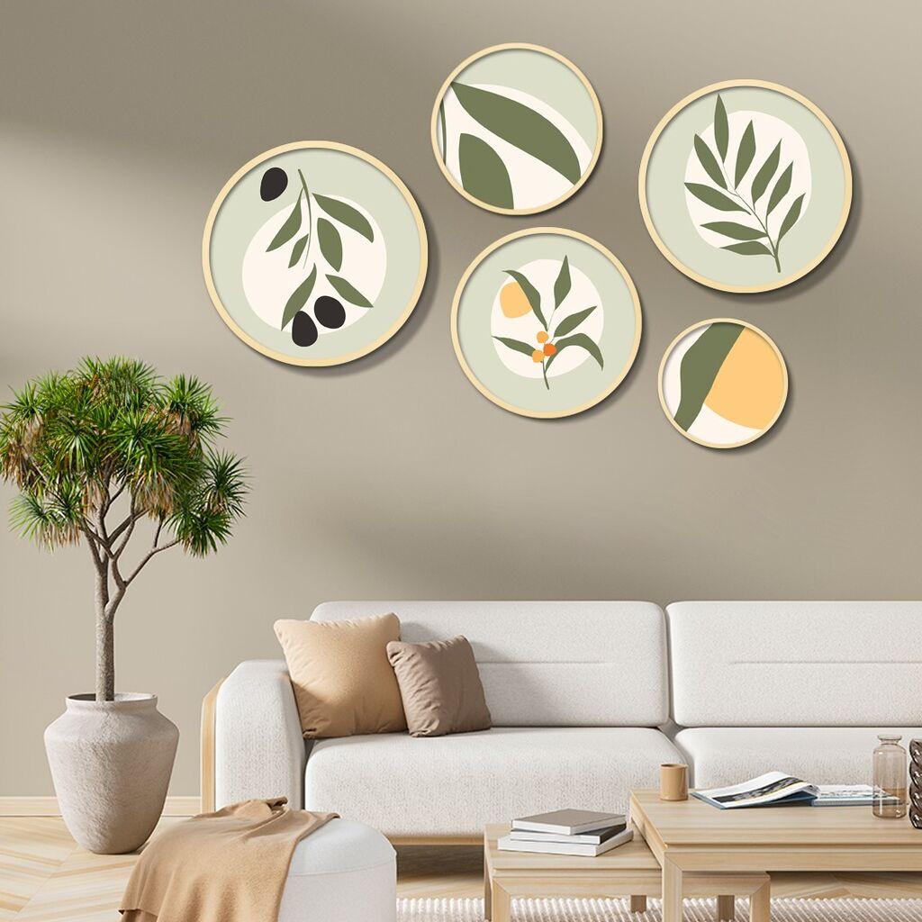 Wallity Dekorativna slika Yats-21, 43,5x43,5cm, 5 dijelova