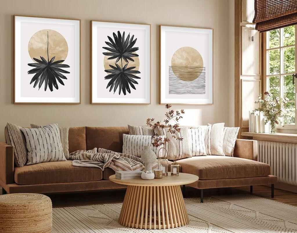 Wallity Dekorativna slika Huhu210, 30x40cm, 3 dijela