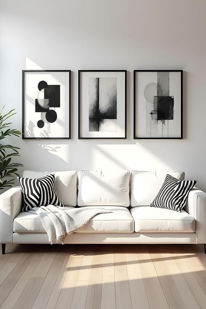 Wallity Dekorativna slika Huhu432, 50x70cm, 3 dijela