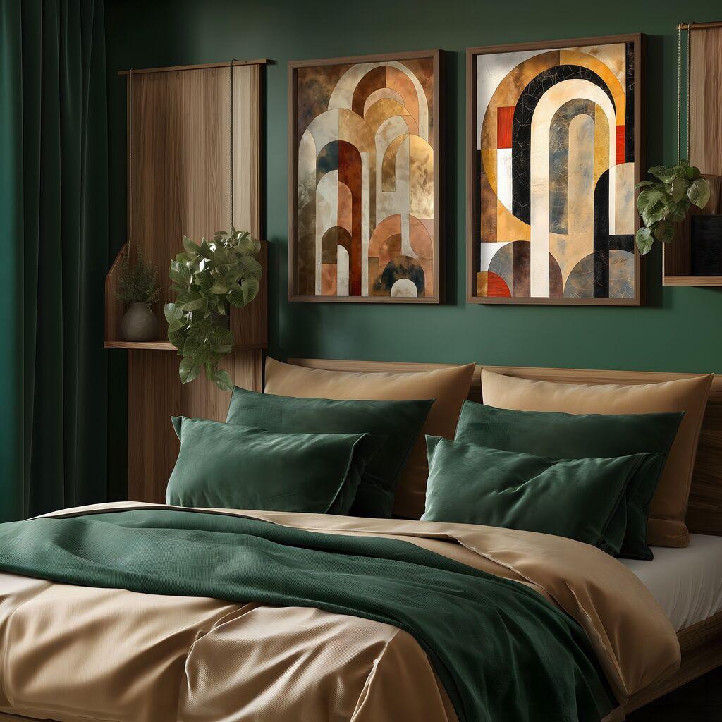 Wallity Dekorativna slika HUM104, 50x70x3,5cm, 2 dijela