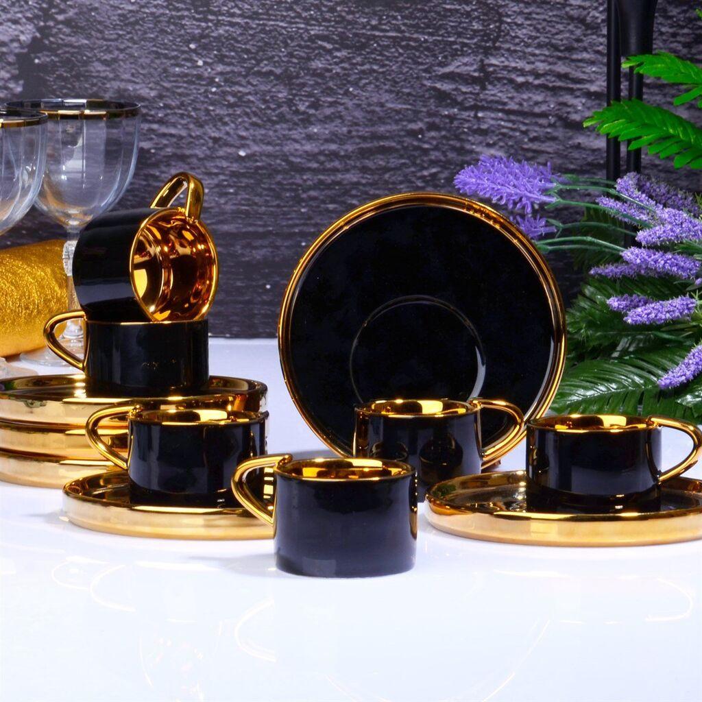 Milleryt Šoljice za kafu IST-85, 6/1, 90ml, Crne