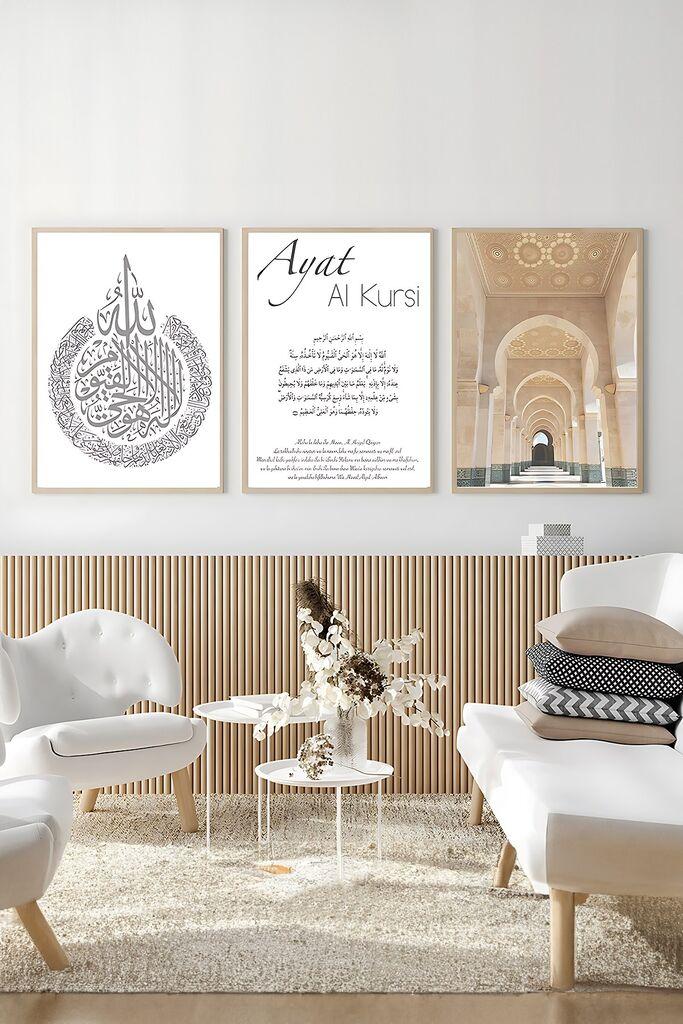 Wallity Dekorativna slika Artsycllct5, 33x48cm, 3 dijela