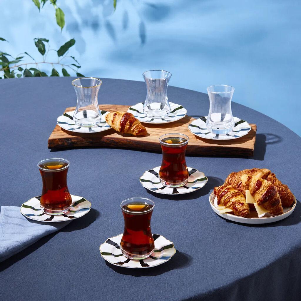 Karaca Čaše za turski čaj Astley, 110ml, 12 komada, Providne