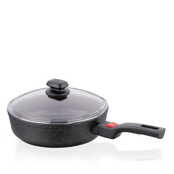Korkmaz Tava Ornella Pratik Low Casserole A2963, 26x7, Crna