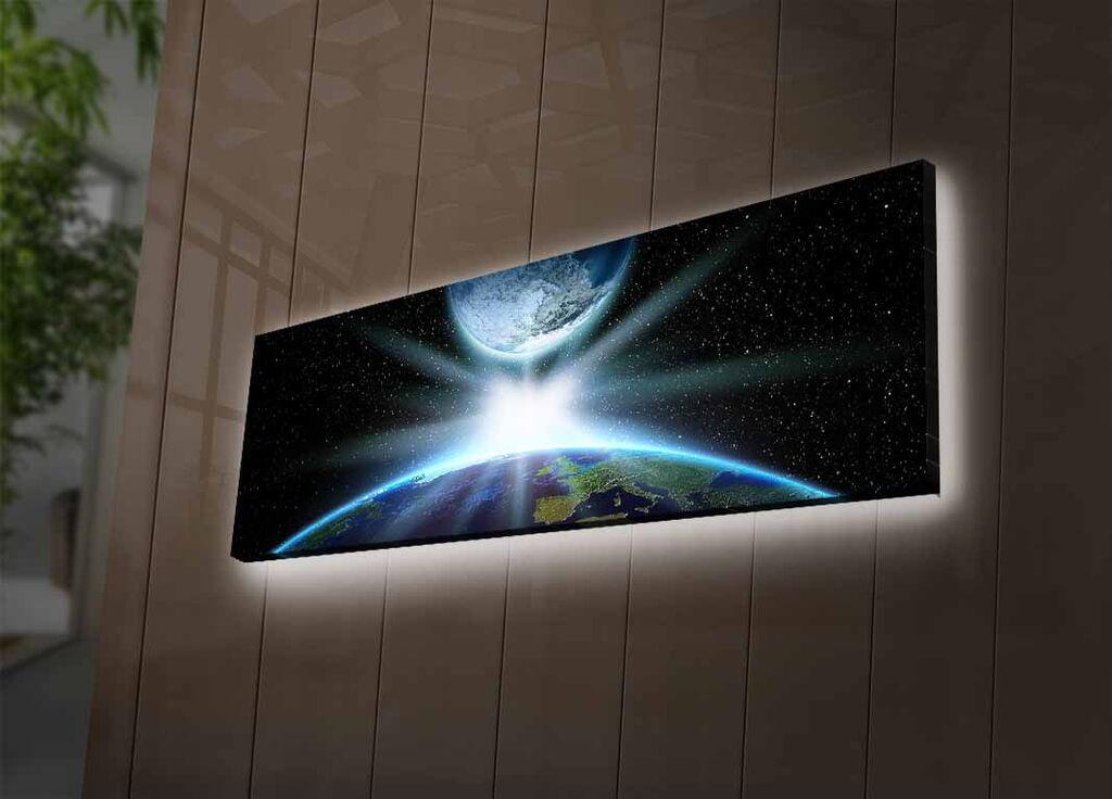 Wallity Dekorativna LED slika 3090NASA-019, 30x90cm