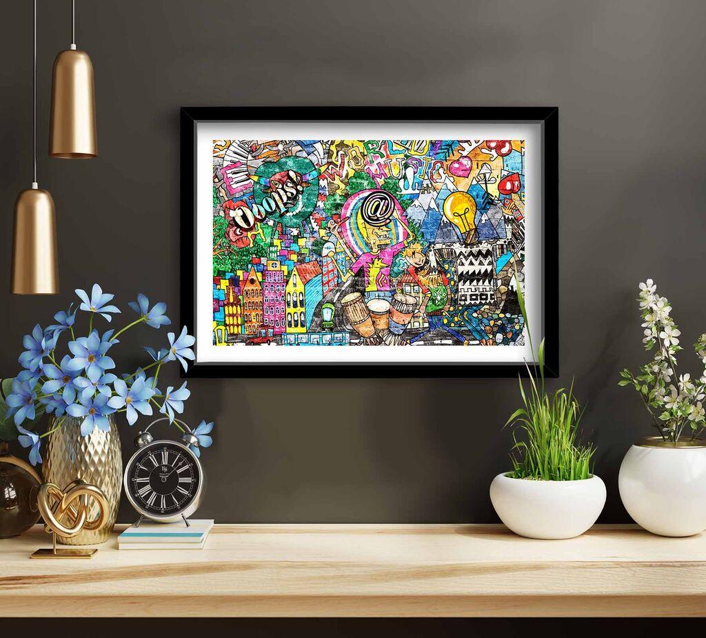 Wallity slika 3550POP-008, 38x53cm