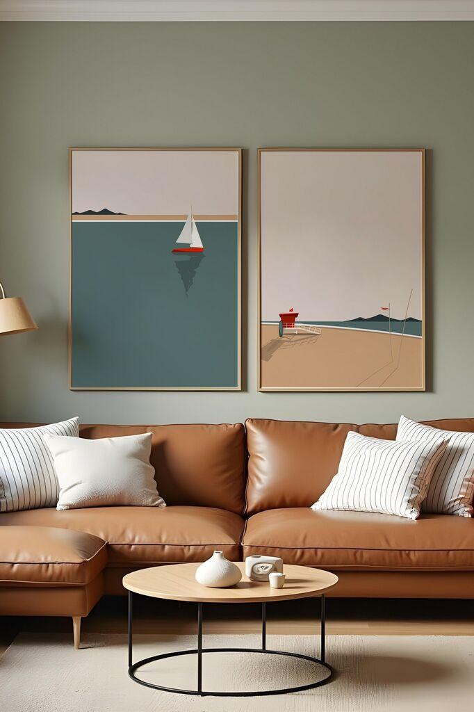 Wallity Dekorativna slika Huhu486, 50x70cm, 2 dijela