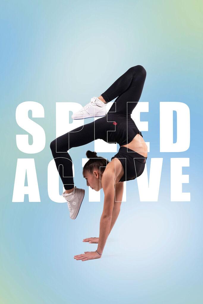 Speed Active Helanke za djevojčice Do It, Crne