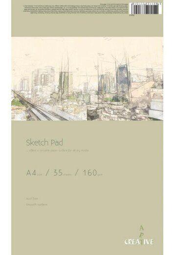EUROCOM Creative Sketchbook A4 35L  160g