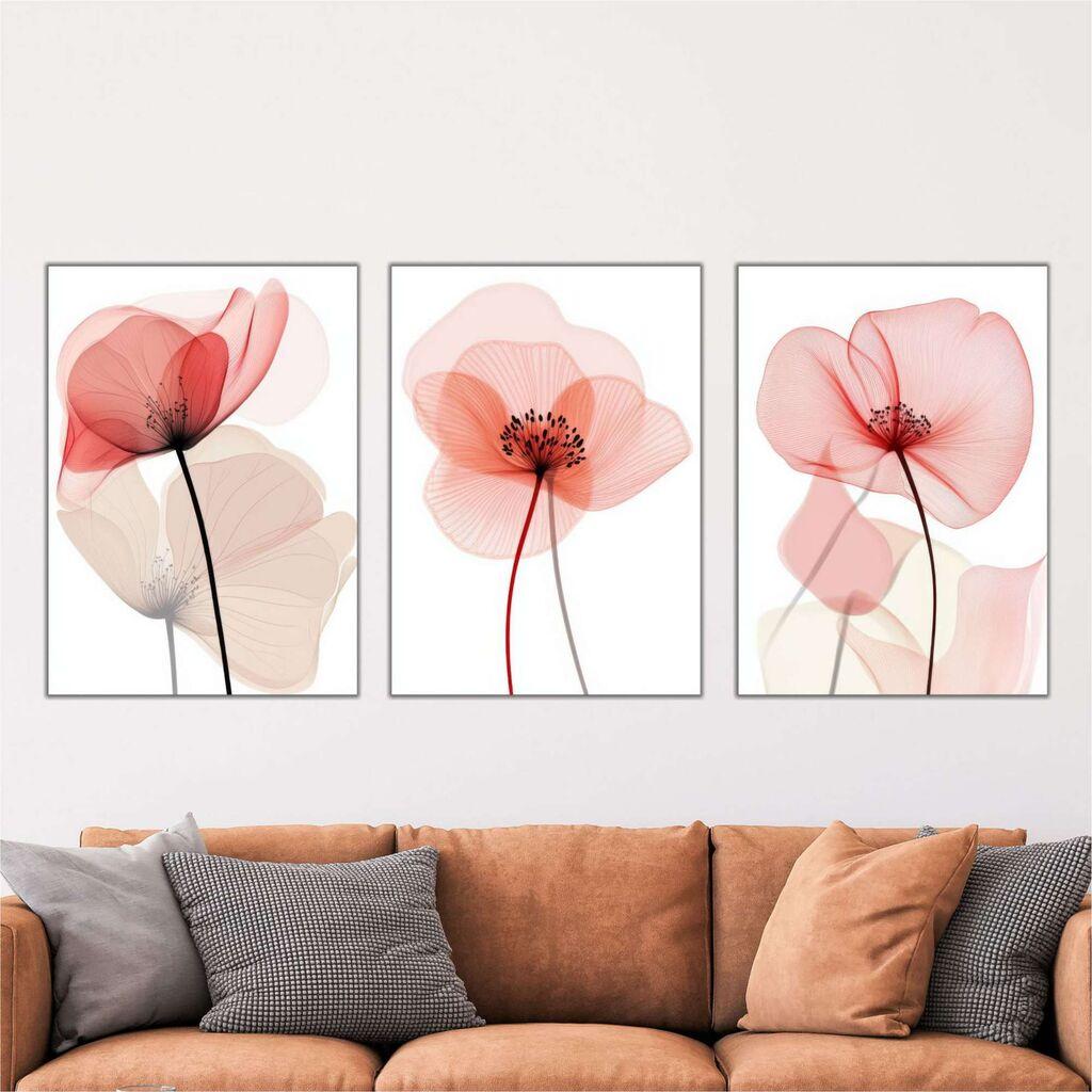 Wallity slika Mdf-00119, 40x90 cm, 3 dijela