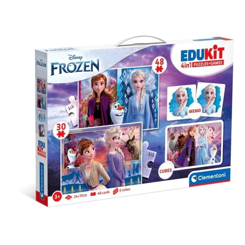 Clementoni Puzzle Edukit 4 u 1 Frozen CL18292