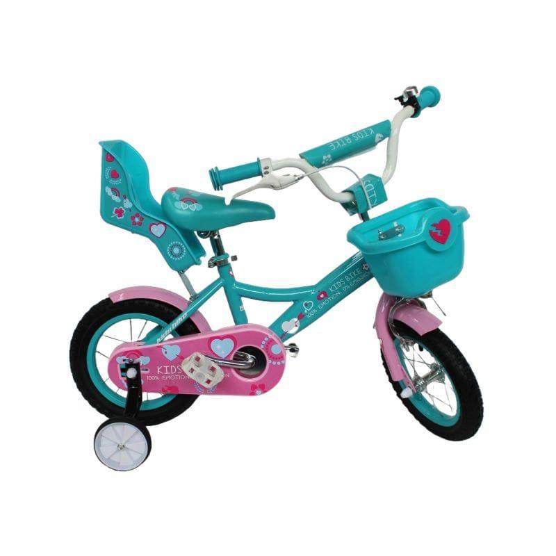 Kids ride Bicikl za djevojčice 26627/CB-2, 12 inch, Plavo-roze