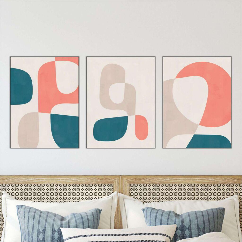 Wallity slika Mdf-00114, 40x90 cm, 3 dijela