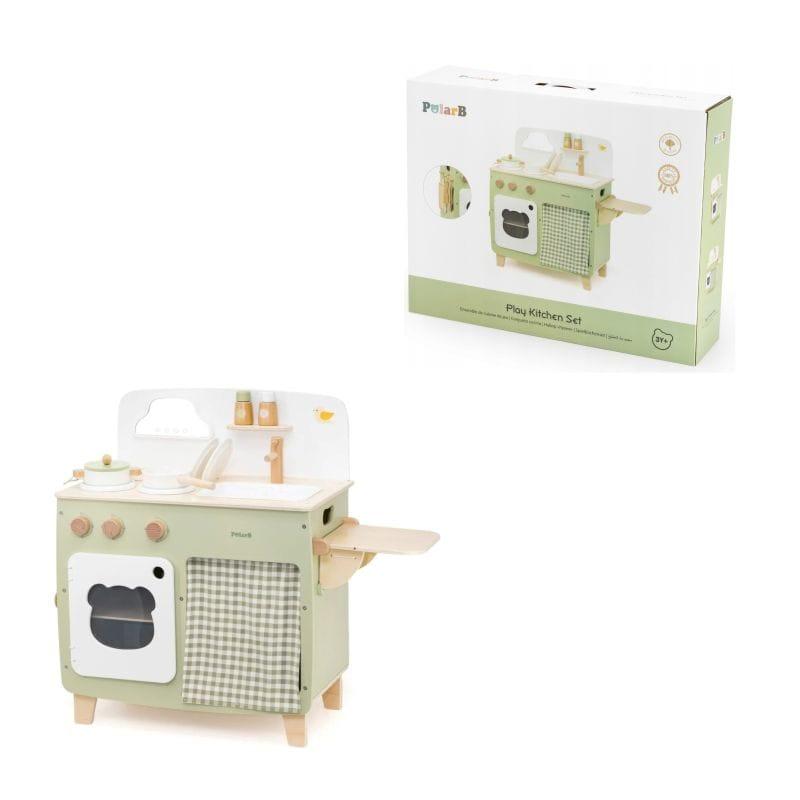 PolarB Drvena kuhinja sa sklopivom policom 44245