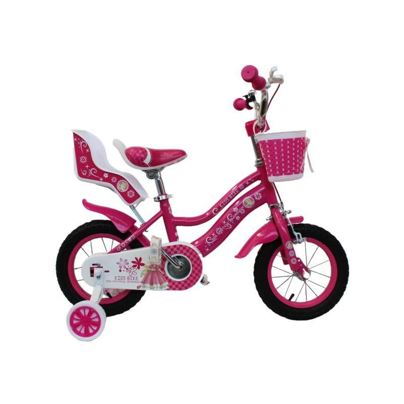 Kids ride Bicikl za djevojčice 26627/CB-4, 12 inch, Roze