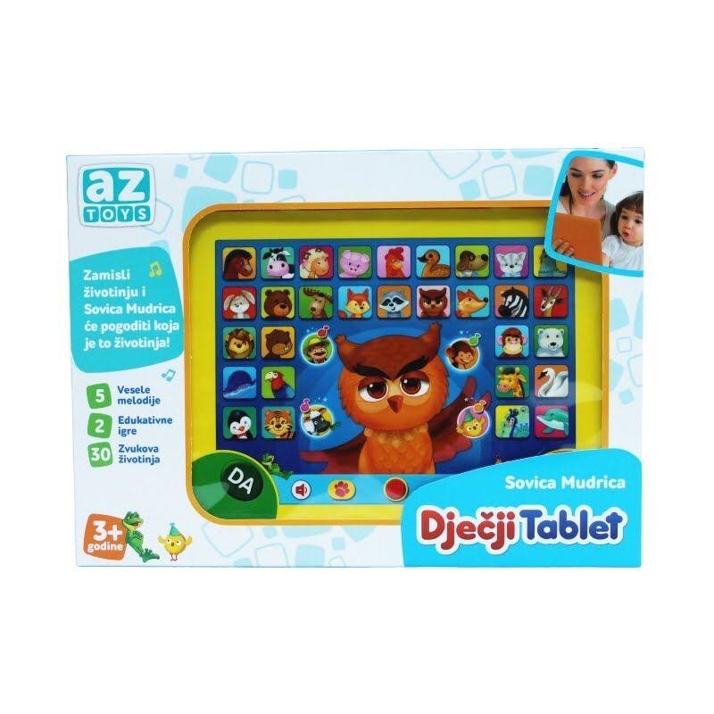Az toys Dječji tablet Sova mudrica