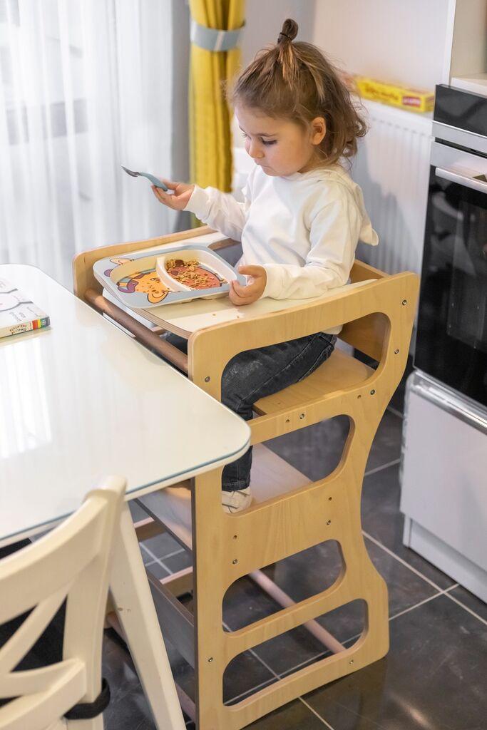 Hanah Home Dječija stolica Twinn, 40x83x45 cm, Hrast