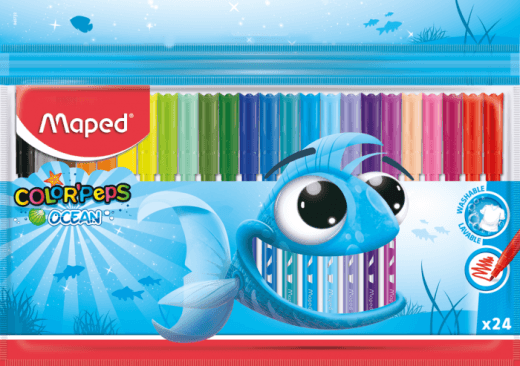 MAPED Flomasteri 24/1 COLOR PEPS OCEAN