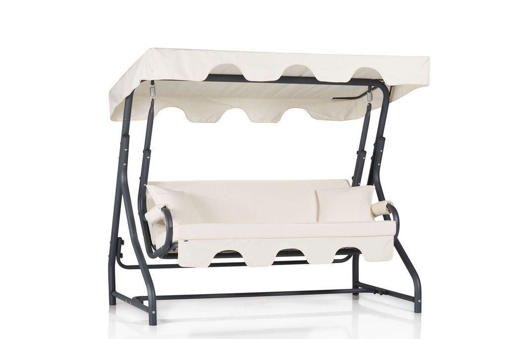 Hanah Home vrtna ljuljaška Ruta 19, 200x165x110 cm, bijela