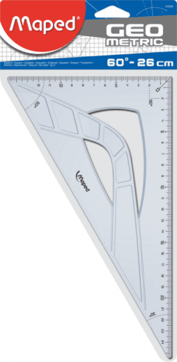 MAPED Trokut 26/60 blister GRAPHIC