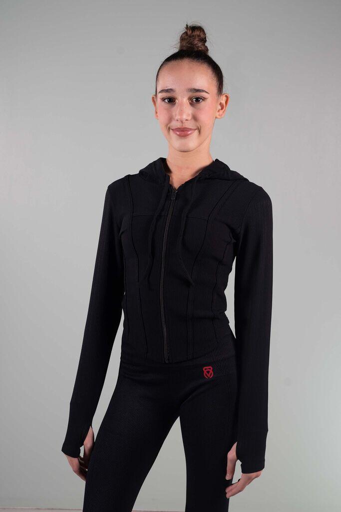 Speed Active Duks za djevojčice Teens, Crna