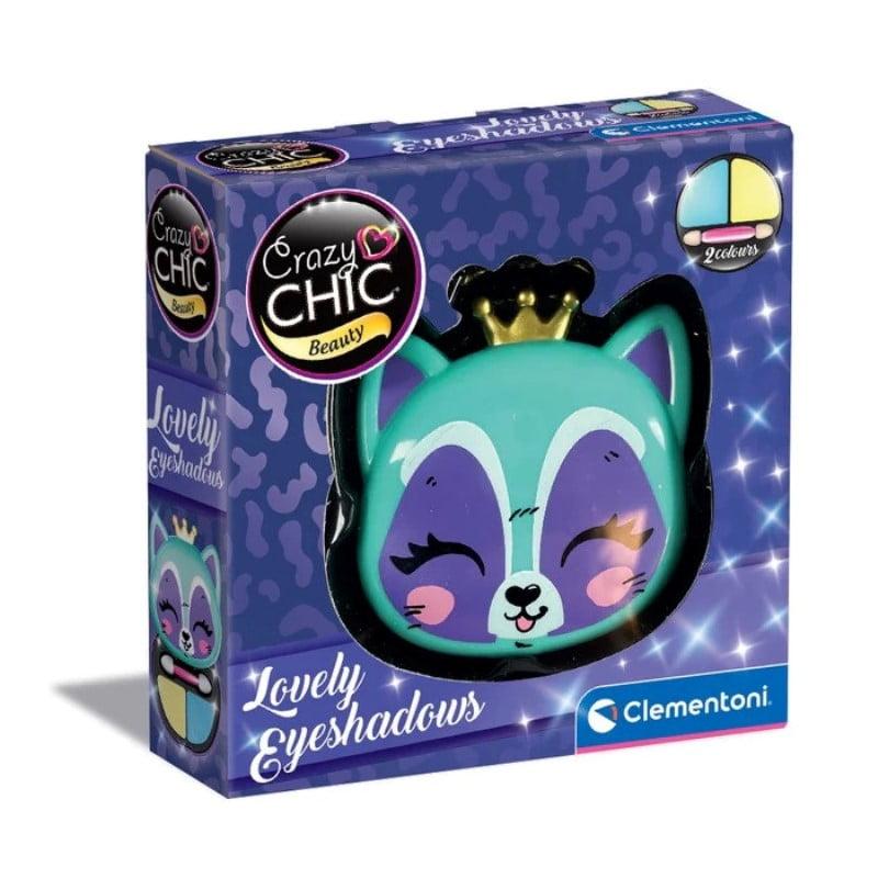 Clementoni Sjene za oči Raccoon Queen CC Lovely CL18818, Plava