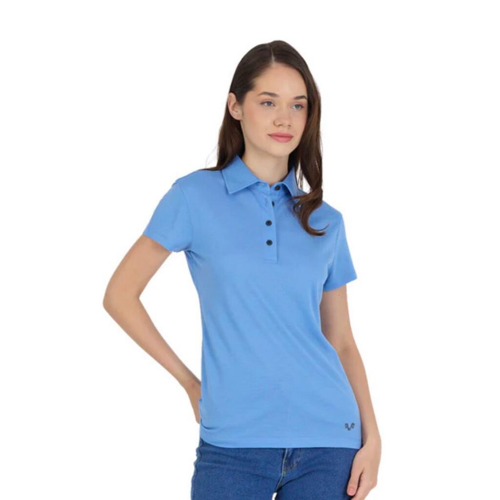 Woolona Ženska majica Polo, Plava