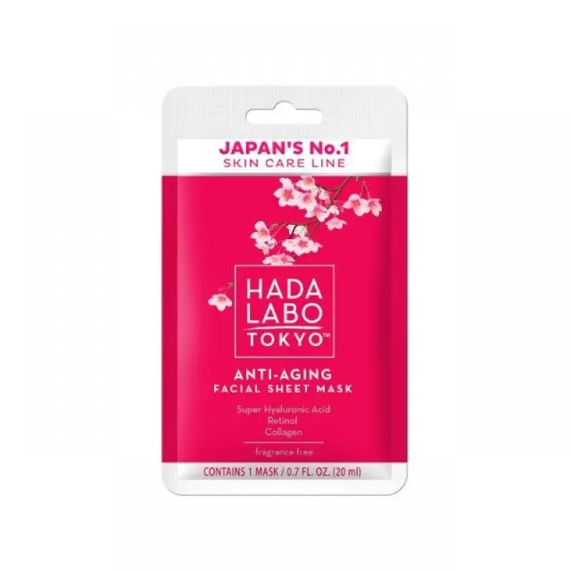 Hada Labo maska ​​za lice protiv starenja, 20 ml