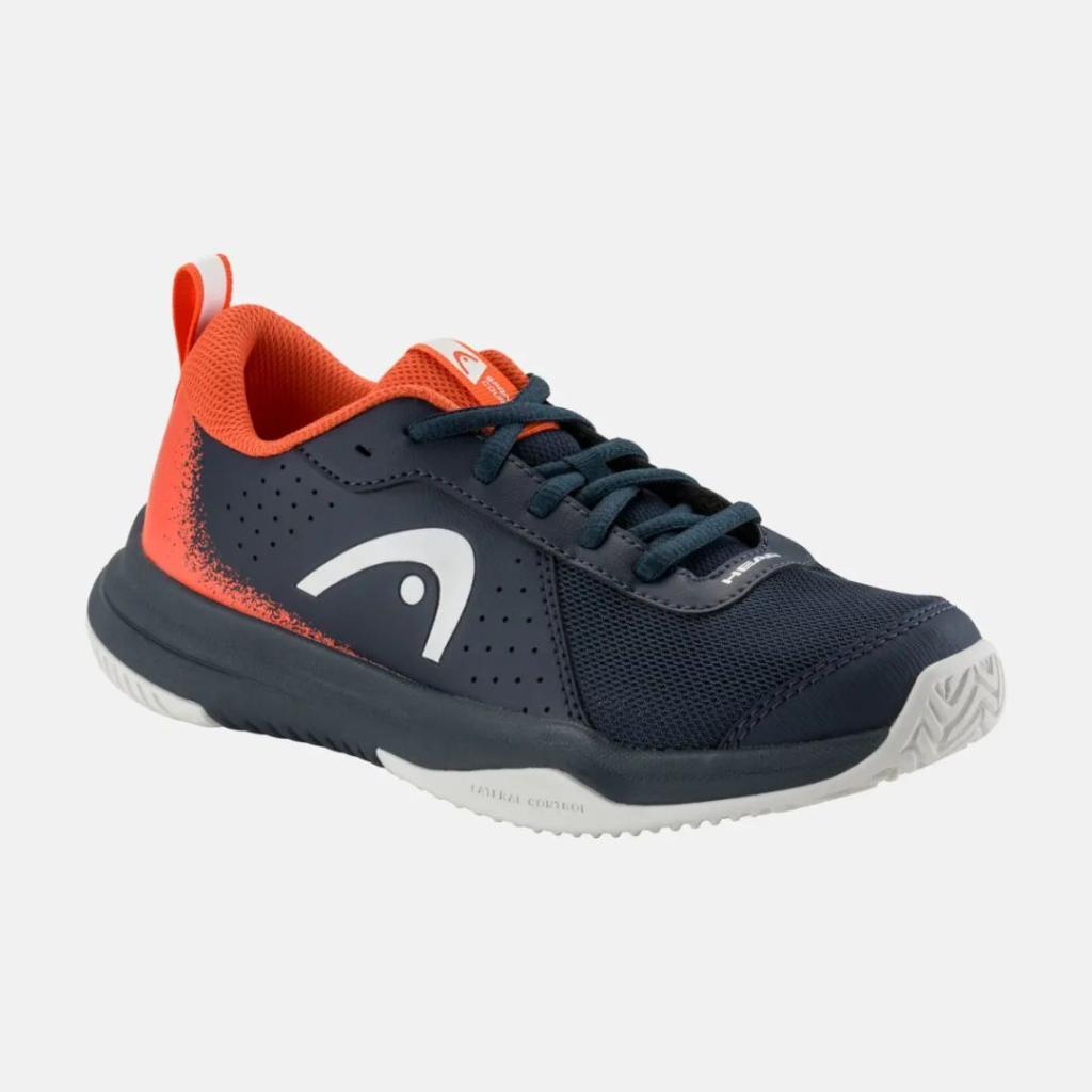 Head Dječije patike za tenis Sprint Court, Crno-narandžaste